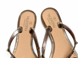 Valentino Garavani Rockstud Rubber Sandals – Size 38 ladies
