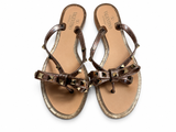 Valentino Garavani Rockstud Rubber Sandals – Size 38 ladies