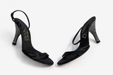 Salvatore Ferragamo Archives 1956 Limited Edition Silk Crystals Heel Mules size 38 ladies