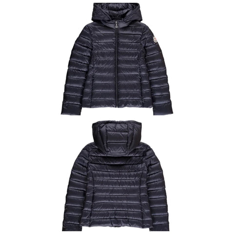 Moncler Girls' Puffer New Iraida Hooded Navy Winter Jacket Size 10 years 140 cm children