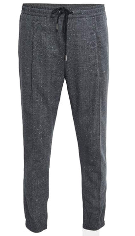 Dior Grey Checked Virgin Wool & Mohair Jogger Pants Trousers Size 50 MEN