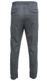 Dior Grey Checked Virgin Wool & Mohair Jogger Pants Trousers Size 50 MEN