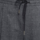 Dior Grey Checked Virgin Wool & Mohair Jogger Pants Trousers Size 50 MEN