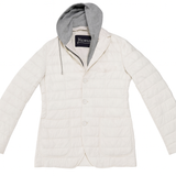 Herno In-Tech double front blue puffer jacket blazer size 50 men