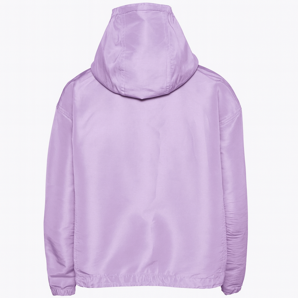 Tom Ford Purple Silk Blend Boxy Fit Lightweight Hooded Jacket Size 48 men