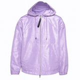 Tom Ford Purple Silk Blend Boxy Fit Lightweight Hooded Jacket Size 48 men