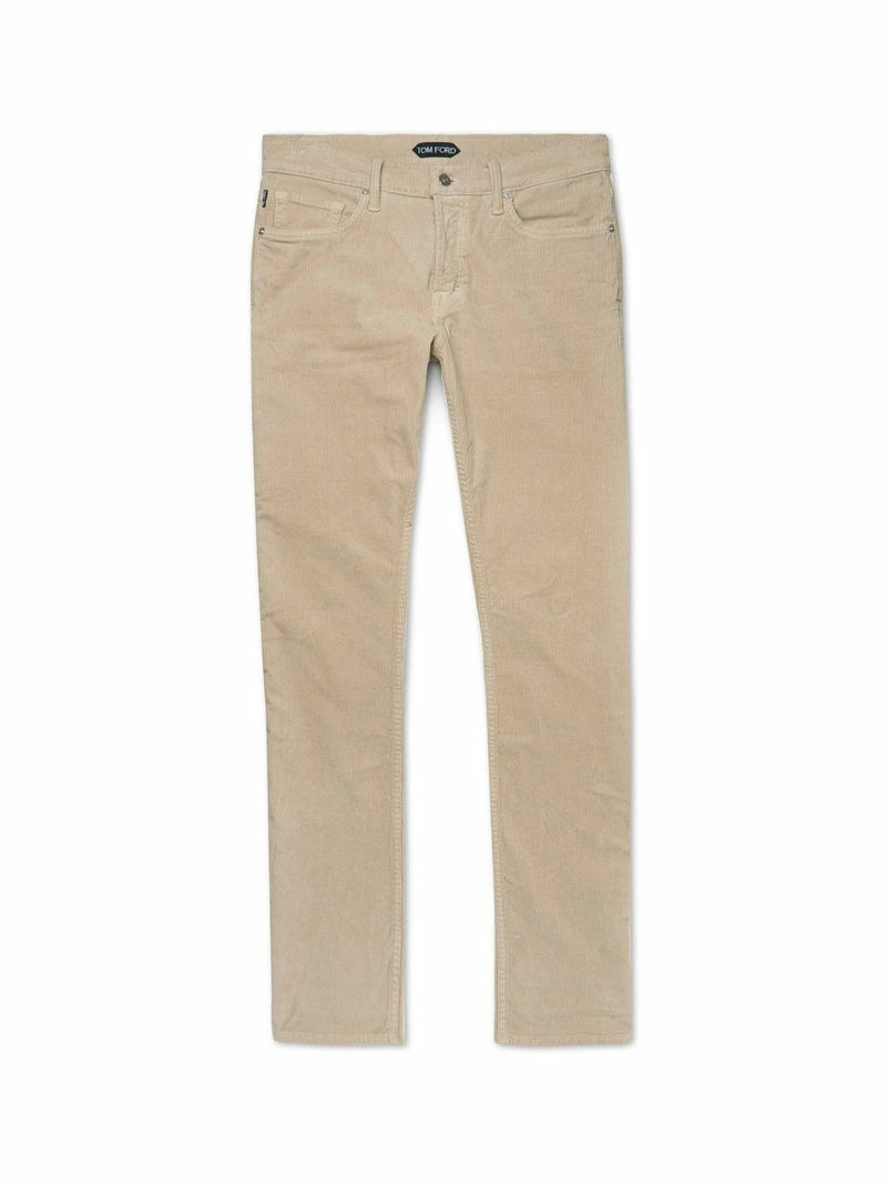 TOM FORD - Slim-Fit Stretch-Cotton Corduroy Trousers size 33 Men