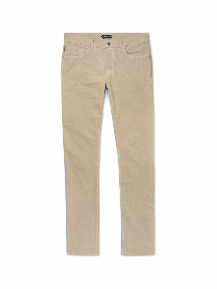 TOM FORD - Slim-Fit Stretch-Cotton Corduroy Trousers size 33 Men