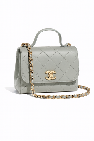 Chanel Calfskin Flap Bag with Top Handle Style code: AS0880 Handbag Ladies
