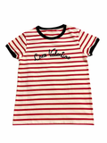 Chez Valentino cotton jersey T-shirt ladies