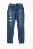 Dolce & Gabbana Grace high waisted distressed skinny jeans denim Size I 42 UK 10 US 6 ladies