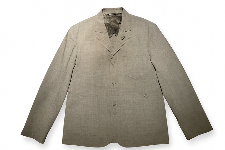 DIOR VIRGIN WOOL CHECK CD ICON SUIT JACKET BLAZER SIZE 48 MEN