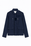 Zadig and Voltaire KIDO LIN LAVE Navy blue line shirt jacket size S small men