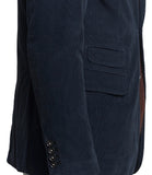 Massimo Alba Baby Corduroy Blazer Navy Jacket size 48 men
