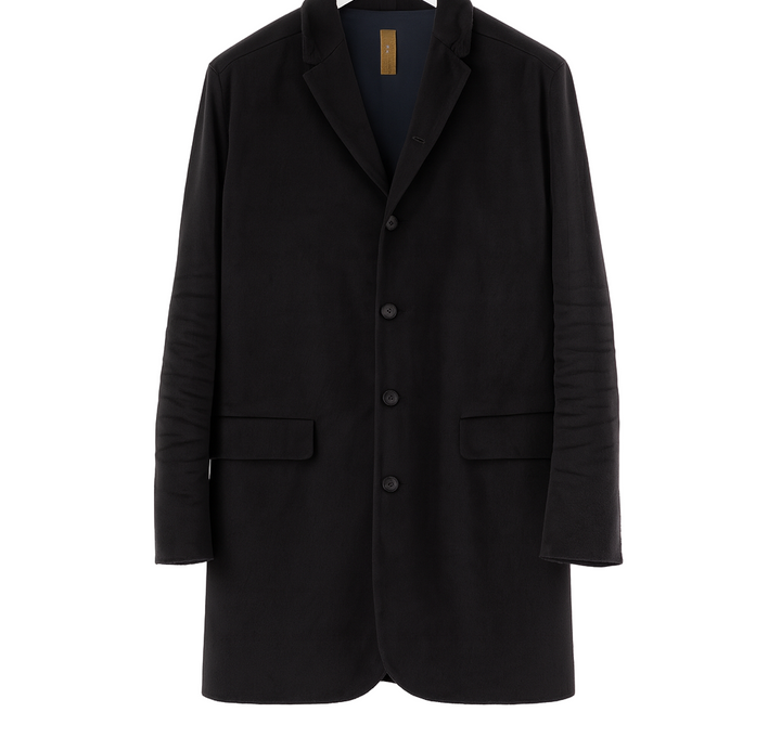 LAYER-0 Long H Blazer, navy, 100% wool coat size 52 men