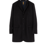 LAYER-0 Long H Blazer, navy, 100% cashmere coat size 52 men