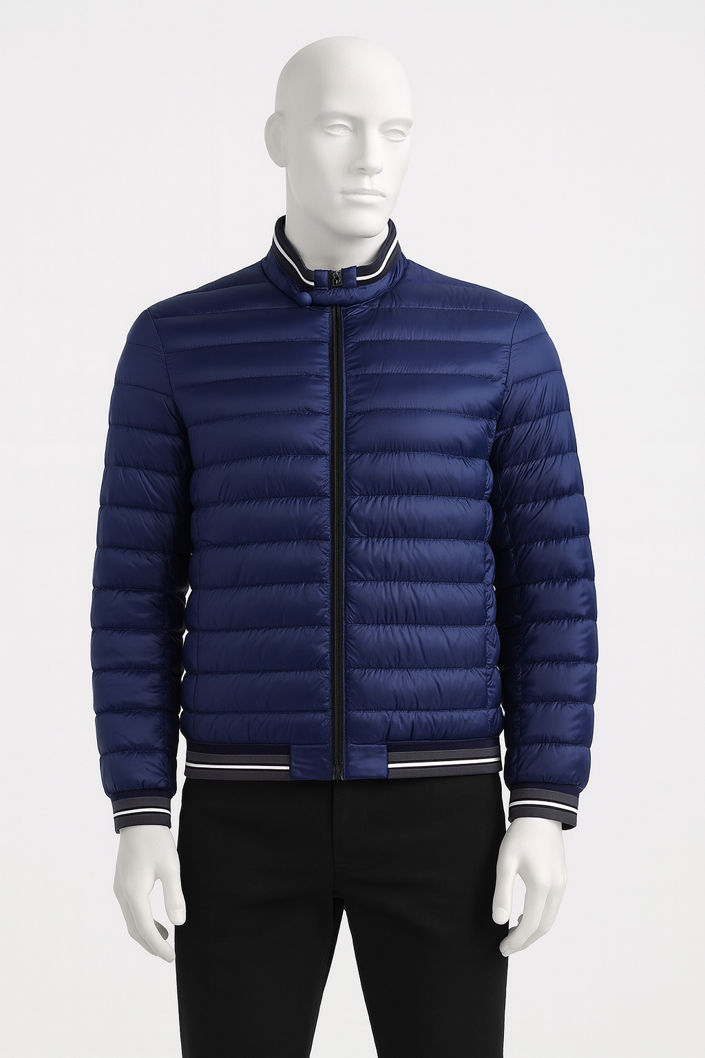 Herno Lightweight dawn feathers blue down bomber jacket Size 52 men