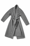'S by Max Mara Grey Wool & Cashmere Wrap Coat Size US 6 UK 8 F 38 ladies