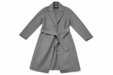 'S by Max Mara Grey Wool & Cashmere Wrap Coat Size US 6 UK 8 F 38 ladies