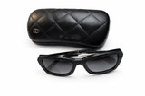 Chanel Stingray CC Polarized Sunglasses 6047-Q Black ladies