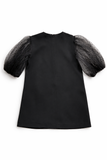 RED Valentino Black crepe top with balloon sleeves Size I 42 UK 10 US 6 ladies