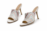 Missoni Sequined crochet-knit mules size 38 ladies