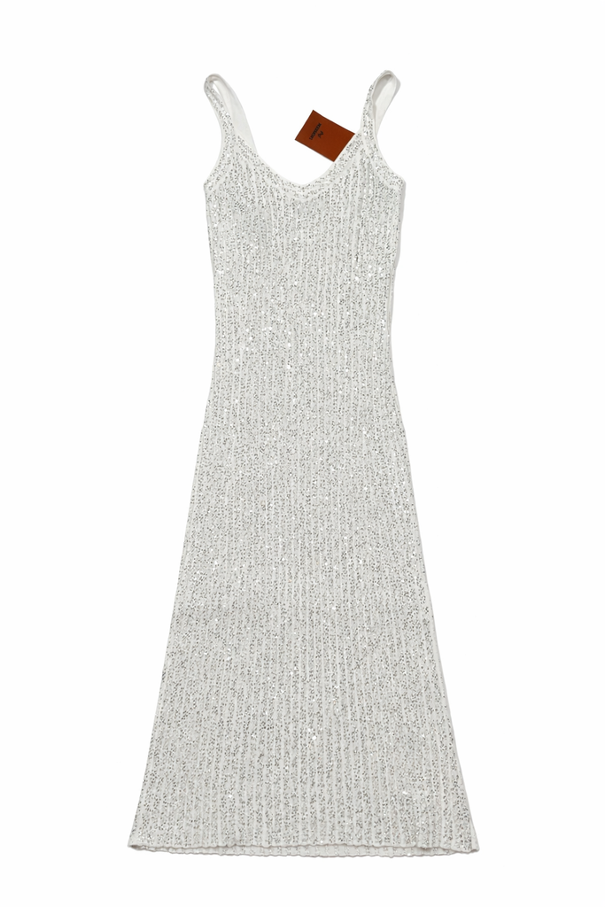Missoni white Sequin-embellished ribbed-knit midi dress Size I 42 UK 1 Afashionistastore Missoni white Sequin-embellished ribbed-knit midi dress Size I 42 UK 1 Afashionistastore