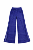 Missoni Mare Wide Leg Pants Trousers in Blue Size I 42 UK 10 US 6 ladies