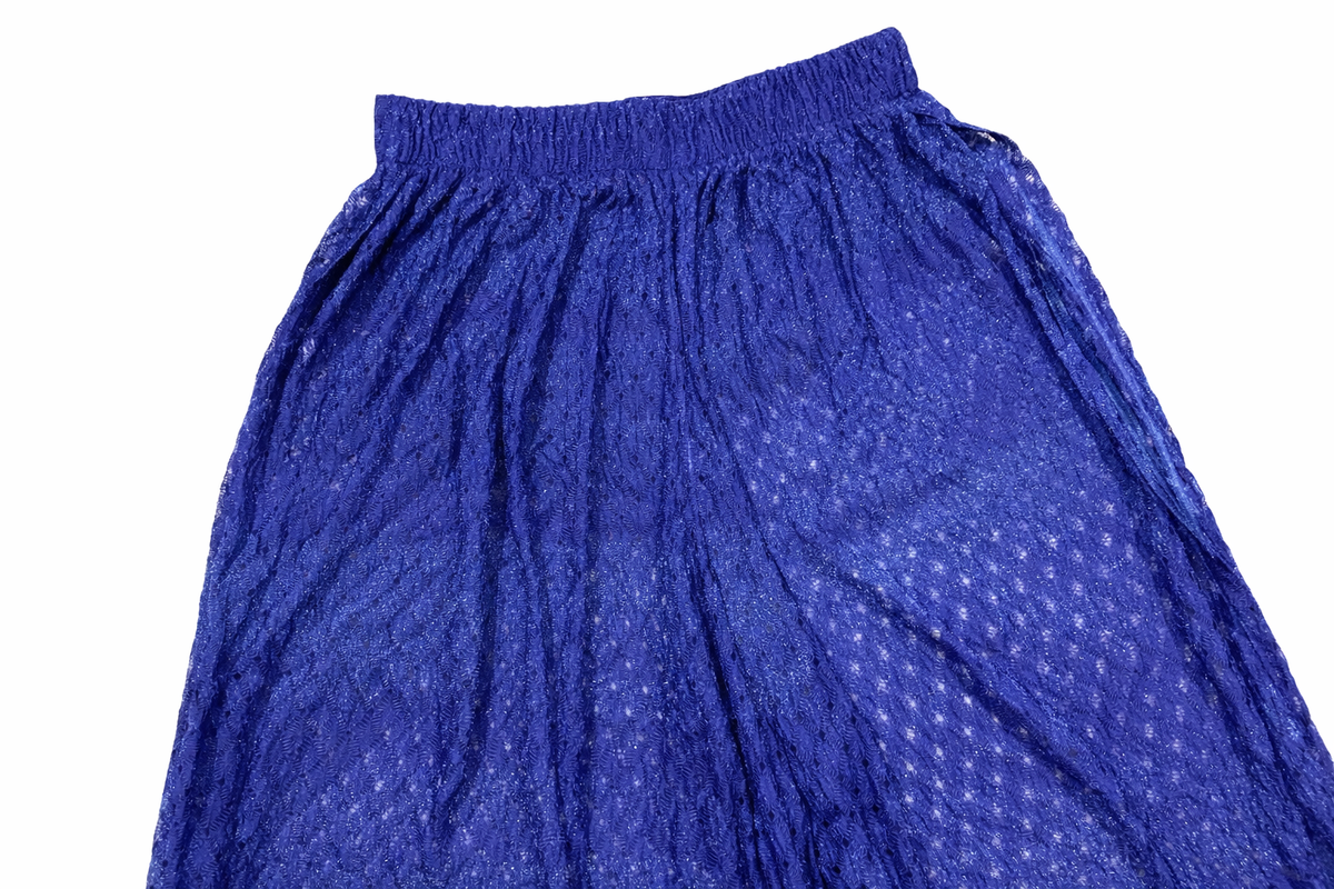 Missoni Mare Wide Leg Pants Trousers in Blue Size I 42 UK 10 US 6 ladies