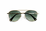 Valentino VA 2048 - 30028E Gold Sunglasses Ladies
