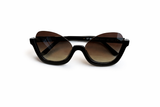 La Perla Half Frames Black Sunglasses Ladies