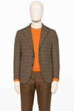 De Fursac houndstooth-pattern wool blazer jacket size 48 men