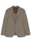 De Fursac houndstooth-pattern wool blazer jacket size 48 men