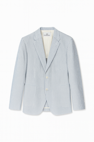 DE FURSAC STRIPS PATTERN  BLAZER JACKET SIZE 50 MEN