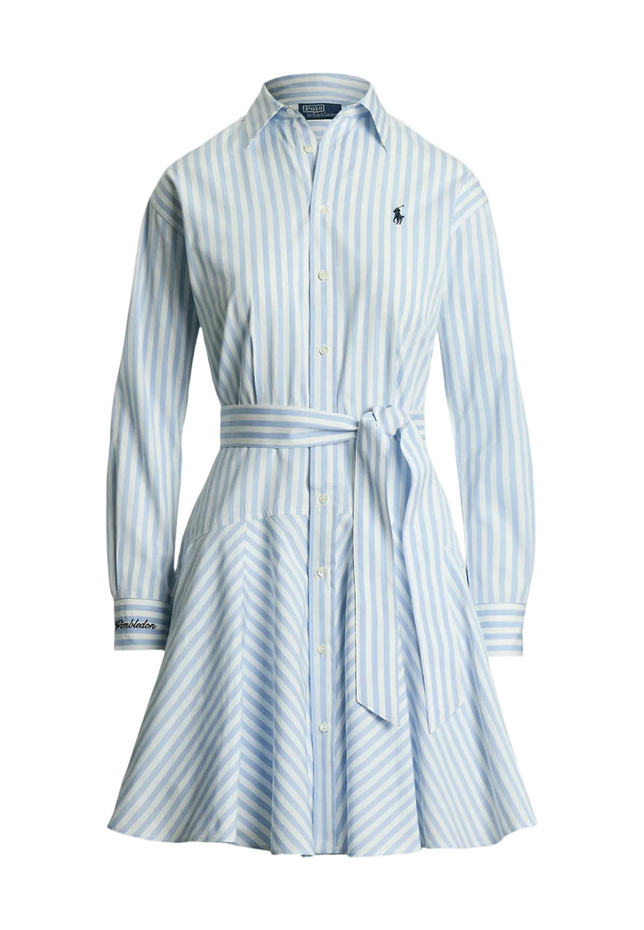 Polo Ralph Lauren Striped Shirt Dress Wimbledon Size US 6 UK 10 ladies
