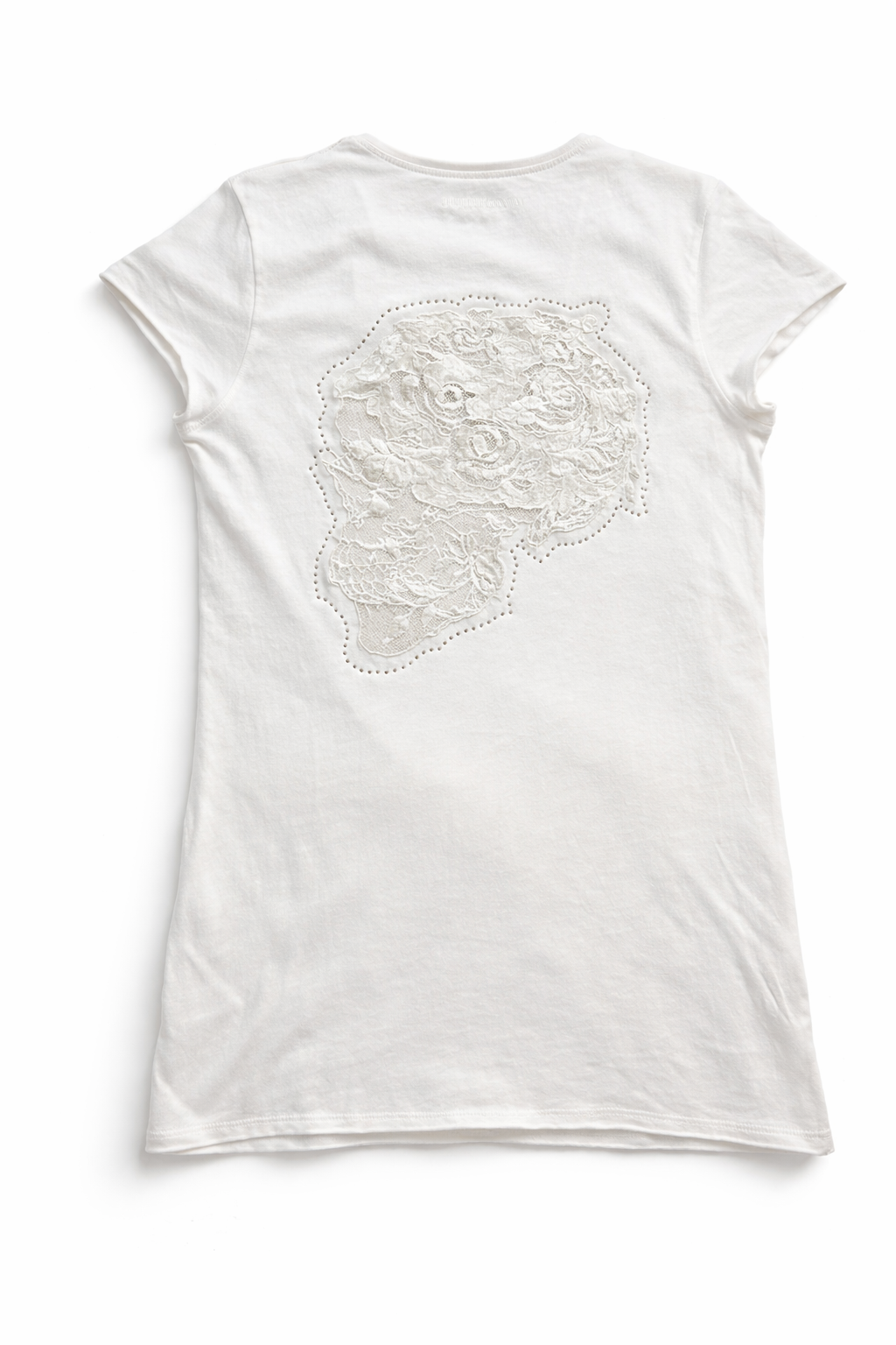 Zadig & Voltaire Story Fishnet Skull Strass T-Shirt Size XS ladies