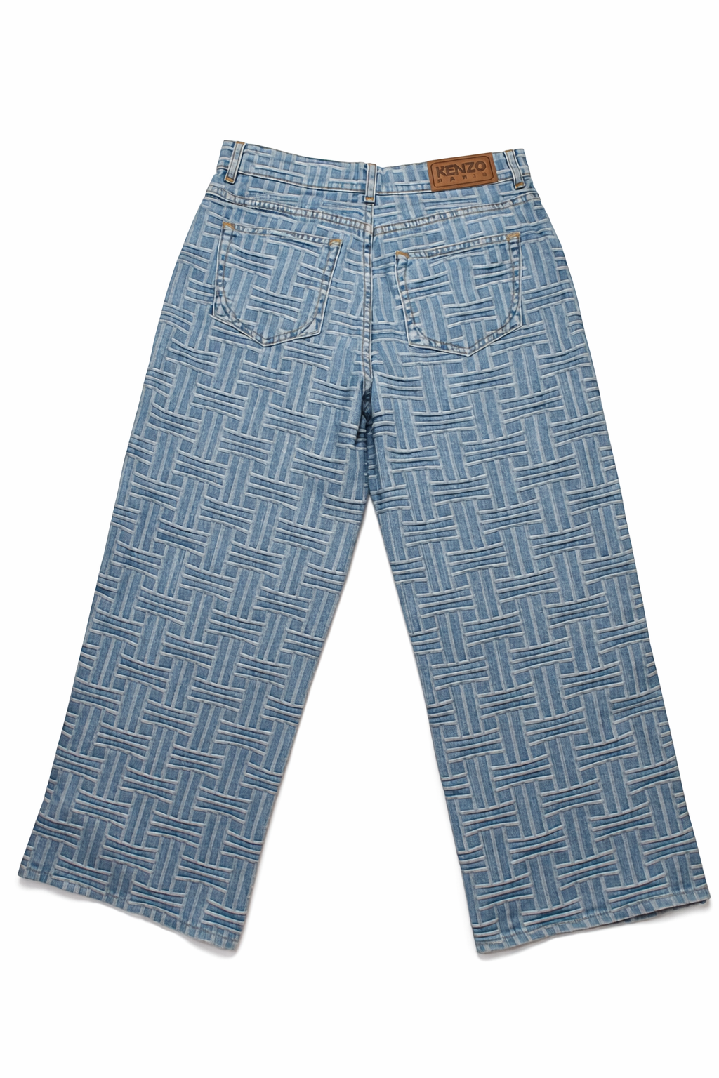 Kenzo Jacquard Japanese Jeans size 29 ladies