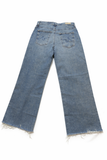AG Jeans by Adriano Goldschmied Saige Wide Leg Crop High-Rise Jeans Size 27 ladies