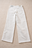 AG Jeans by Adriano Goldschmied Saige Wide Leg Crop High-Rise Jeans Size 27 ladies