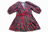 Eres Liberty Fabric Floral Printed Belted Dress Coat Size S small ladies