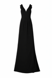 Emporio Armani Black Sexy Gown Maxi dress Size I 40 S SMALL Ladies