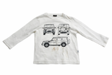 Il Gufo Cars print long sleeve top boys size 4 years children