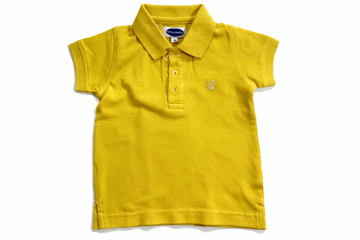 PATRICIA MENDILUCE POLO YELLOW T SHIRT SIZE 1 YEARS CHILDREN