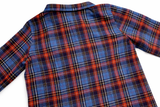 BONPOINT BOYS RED & BLUE COTTON CHECK SHIRT SIZE 4 YEARS. CHILDREN