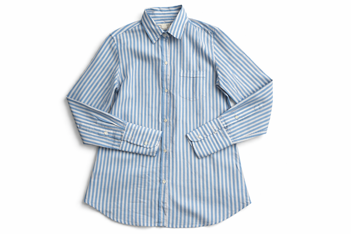 Nili Lotan Striped Long Sleeve Button-Up Shirt size XS ladies