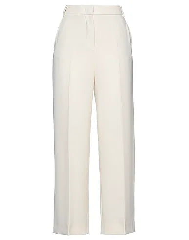 WEEKEND MAX MARA WHITE LINEN PANTSUIT SUIT SIZE I42 UK 10 US 8 LADIES
