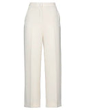 WEEKEND MAX MARA WHITE LINEN PANTSUIT SUIT SIZE I42 UK 10 US 8 LADIES