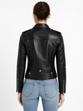 Saint Laurent Motorcycle Leather Jacket size F 40 ladies