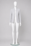 Zadig & Voltaire Linen Jacquard Open Front Volly Frange Blazer Size F 36 S small ladies