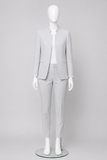 Zadig & Voltaire Linen Jacquard Open Front Volly Frange Blazer Size F 36 S small ladies
